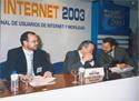 Imagen: Excmo. Sr. D. Josep Piqu� Ministro de Ciencia y Tecnolog�a  en Mundo Internet 2003.
