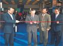 Imagen: Excmo. Sr. D. Josep Piqu� Ministro inaugur� Mundo Internet 2003.