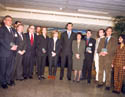 Imagen: S.A.R. El Pr�ncipe de Asturias D. Felipe de Borb�n y Grecia, con los Premiados por la Asociaci�n en Mundo Internet 2001.