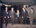 Imagen: S.A.R. El Pr�ncipe de Asturias D. Felipe de Borb�n y Grecia, la Ministra de Ciencia y Tecnolog�a,  Excma. Sra. D�. Anna Birul�s, la Ministra de Educaci�n, Cultura y Deporte Excma. Sra. D�. Pilar del Castillo&nbsp;y el Alcalde de Madrid, Excmo. Sr. D. Jos� M� �lvarez del Manzano en Mundo Internet 2001.
