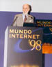 Imagen: Vinton Cerf en Mundo Internet 1998.
