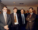 Imagen: Bill Gates y Larry Landweber en Mundo Internet 1997.