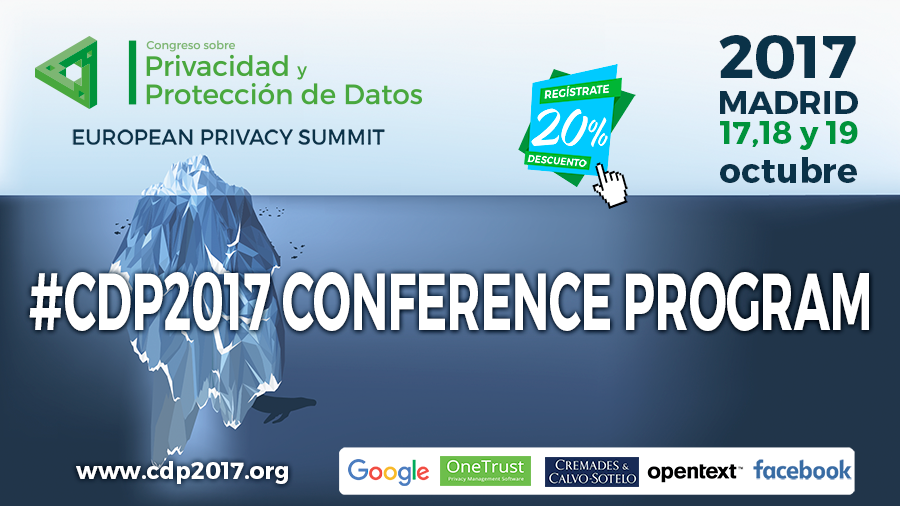 #CDP2017 Congreso de Privacidad y Protección de Datos